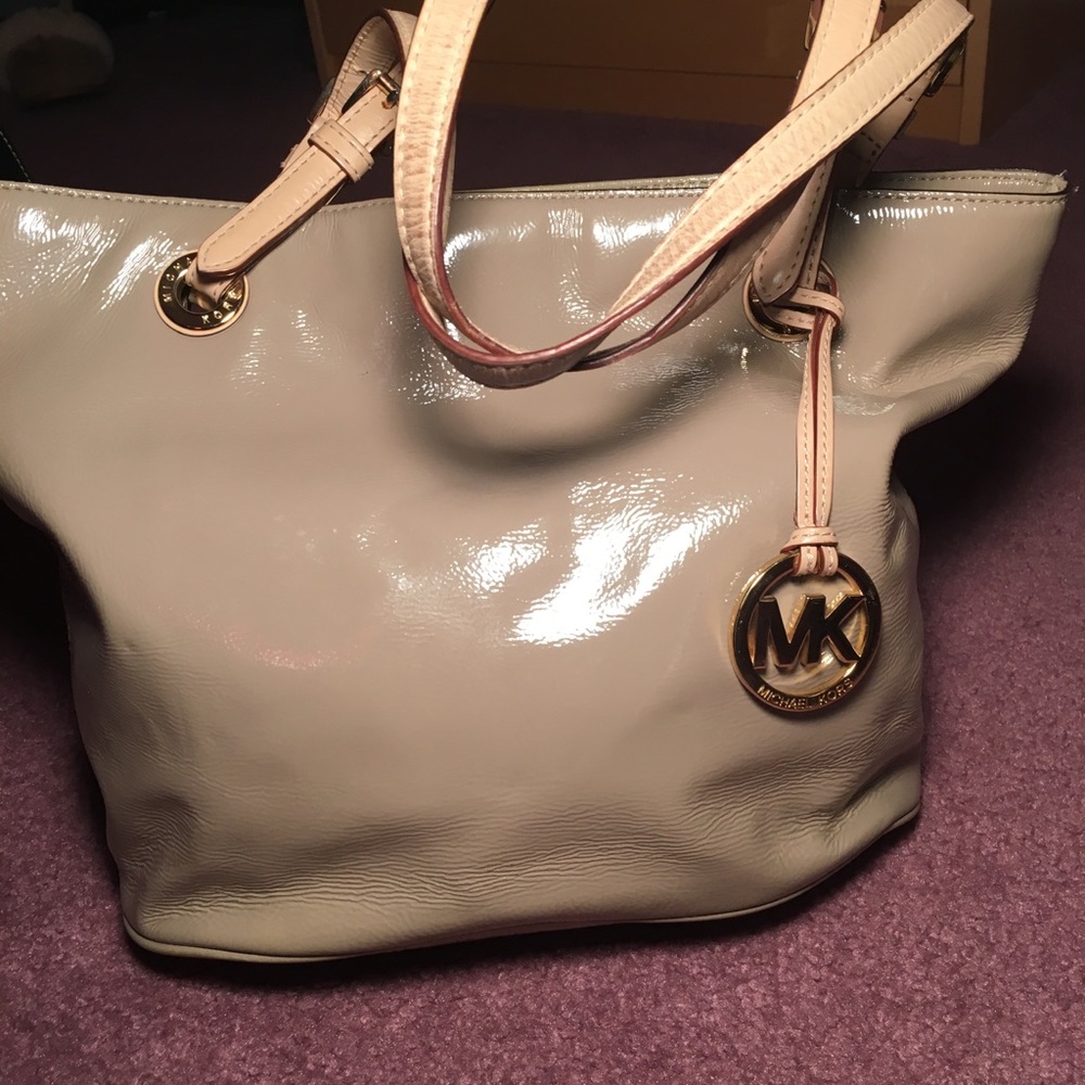 Michael Kors Patent Leather Shoulder Bag